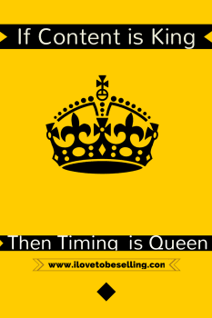 If Content is King  the Timing is Queen in Social Media.