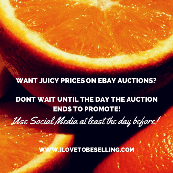 Is it time for better prices for your ebay auctions?