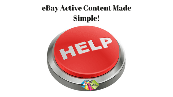 eBay Active Content Made Simple!