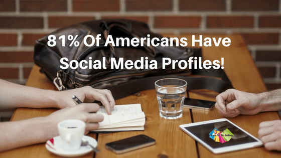 The majority of Americans have a social media profile. #Facebook