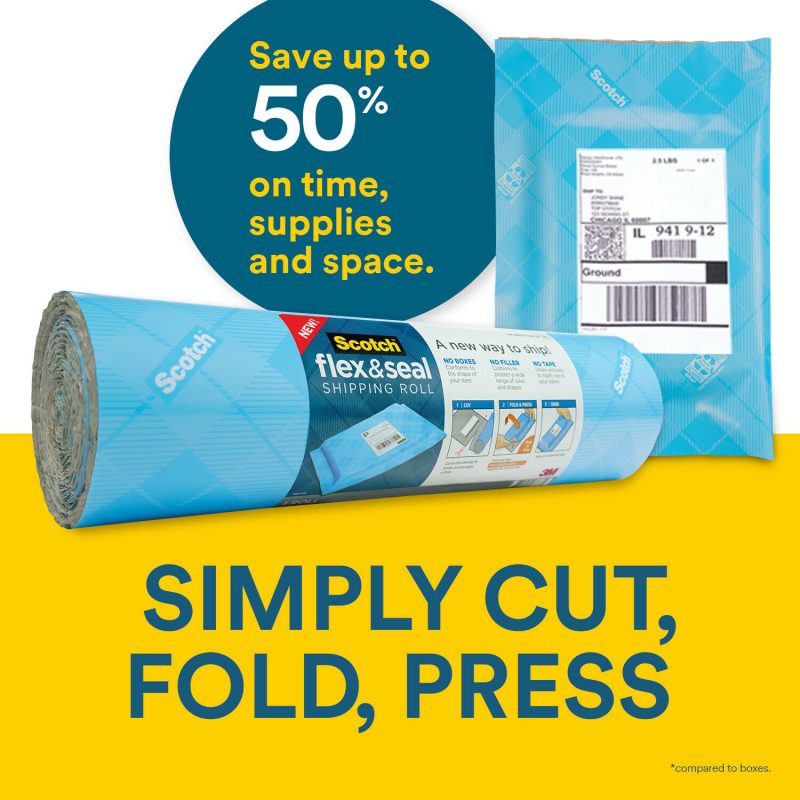 Scotch™ Flex & Seal Shipping Roll For eBay Sellers!
