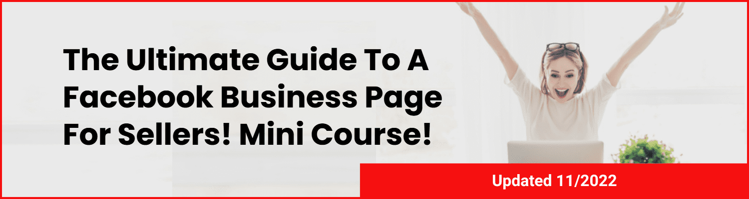 Guide to Facebook Business Page for Sellers Mini Course