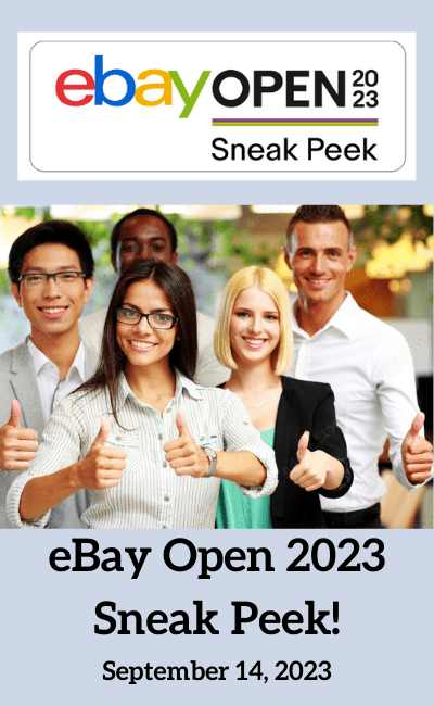 eBay Open 2023 - Sneak Peek September 14